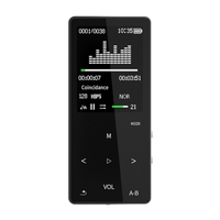 mahdi/M320 BT Tragbarer MP3-Musik-Video-Player Mini-Musik-Player 1, 8-Zoll-Bildschirm mit Lautsprecher FM-Radioaufnahme Stereo-FM-Automatikradio MP3 MP4 3, 5-mm-Audioeingang Eingebauter 8G-Speicher