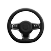 Maiwei Autolenkradabdeckung Echtes Leder Skidproof Auto Lenkradabdeckung Anti-Rutsch-Universal-Präge Leder Auto-Styling