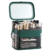 Make-up-Organizer-Box Staubwasserdichte Kosmetik-Aufbewahrung Make-up-Aufbewahrungsbox