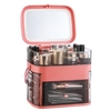 Make-up-Organizer-Box Staubwasserdichte Kosmetik-Aufbewahrung Make-up-Aufbewahrungsbox
