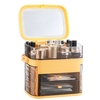 Make-up-Organizer-Box Staubwasserdichte Kosmetik-Aufbewahrung Make-up-Aufbewahrungsbox