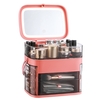 Make-up-Organizer-Box Staubwasserdichte Kosmetik-Aufbewahrung Make-up-Aufbewahrungsbox