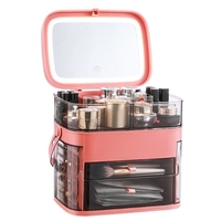 Make-up-Organizer-Box Staubwasserdichte Kosmetik-Aufbewahrung Make-up-Aufbewahrungsbox