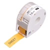 MAKEID 1 Rolle Klebeband Etikettenpapier Thermodrucker Papier Name Preis Barcode Etikettenaufkleber Klebeband Wasserdicht Reißfest für T7 Portable Label Maker Drucker,  weiß 12 mm x 4 m