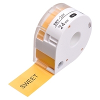 MAKEID 1 Rolle Klebeband Etikettenpapier Thermodrucker Papier Name Preis Barcode Etikettenaufkleber Klebeband Wasserdicht Reißfest für T7 Portable Label Maker Drucker,  weiß 12 mm x 4 m