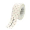 MAKEID Etikettendruckerpapier Thermodruckerpapier Aufkleberband Name Preisklassifizierung Wasserdicht Reißfest für MAKEID M1/L1 Tragbarer Etikettendrucker,  Transparent 16mmx4m