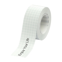 MAKEID Etikettendruckerpapier Thermodruckerpapier Aufkleberband Name Preisklassifizierung Wasserdicht Reißfest für MAKEID M1/L1 Tragbarer Etikettendrucker,  Transparent 16mmx4m