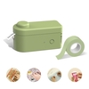 MAKEID Tragbarer Mini-Taschendrucker Thermo-Etikettendruckmaschine Drahtlose BT-Verbindung mit 1 Rolle Etikettenpapierband Tintenfreier Druck DIY-Aufkleber Kompatibel mit iOS Android für Home Office Schulreisen
