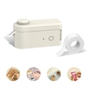 MAKEID Tragbarer Mini-Taschendrucker Thermo-Etikettendruckmaschine Drahtlose BT-Verbindung mit 1 Rolle Etikettenpapierband Tintenfreier Druck DIY-Aufkleber Kompatibel mit iOS Android für Home Office Schulreisen