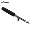 MAMEN KM-M380 Professionelles Video-Interviewmikrofon Super-Directional-Kondensatormikrofon mit zwei Stromversorgungen
