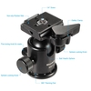 Manbily KM-0 Profikamera Ball Head Kopf Panorama Stativkopf verschiebbare Schiene Kopf Aluminium Alloy Max-Tragkraft 15kg