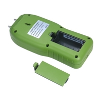 Manometer Digitales Luftdruckmessgerät 12-Einheiten-Differenzialmanometer mit zwei Anschlüssen HVAC-Gasdrucktester Großer LCD-Hintergrundbeleuchtung Auto-Off-Handbarometer Erdgasanalysator