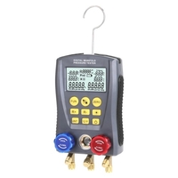Manometer Kühlung Digitaler Vakuum-Druckverteiler-Tester Meter HVAC-Temperaturtester