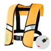 Manuelle / automatische aufblasbare Schwimmweste Schwimmweste für Erwachsene Wassersport Schwimmfischen Überlebensjacke