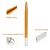 Manuelle Augenbrauen Tattoo Pen Permanent Make-up Mikroklinge Tätowieren Stickerei Augenbrauenstift Halter Goldene
