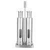 Manueller Burnisher-Edelstahl-Push-Pepper-Grinder-Anzug