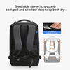 MARK RYDEN 33L Modische Diebstahlsicherung Multifunktionale wasserdichte USB-Lade Travel Updated Version Men Backpack