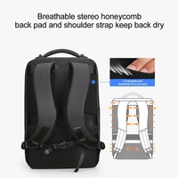 MARK RYDEN 33L Modische Diebstahlsicherung Multifunktionale wasserdichte USB-Lade Travel Updated Version Men Backpack