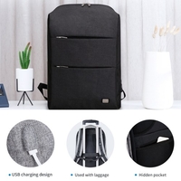 MARK RYDEN Multifunktionale Business-Laptoptasche mit großer Kapazität und wasserdichter USB-Ladestation für Männer
