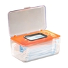 Masken-Aufbewahrungsbox-Spender-Schreibtisch-Tissue-Box mit Feder-Pop-up-Papierhandtuchspender