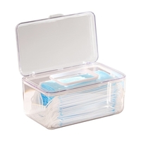 Masken-Aufbewahrungsbox-Spender-Schreibtisch-Tissue-Box mit Feder-Pop-up-Papierhandtuchspender