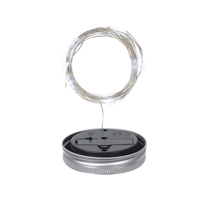 Mason Jar Solar Laterne Lichter Wasserdichte Deckel Lampe Fairy Light Kupferdraht String Outdoor Decor Patio Garden Decor