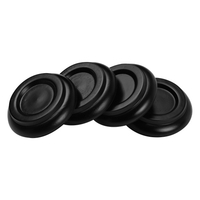 Massivholz-Piano Caster Cups Untersetzer mit rutschfestem EVA-Pad,  4 Stück / Set