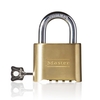 Master Lock Kombination Vorhängeschloss Massiv Messing Vorhängeschloss Diebstahlsicherung Vorhängeschloss Sicherheitsschloss