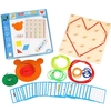 Mathematisches Manipulationsmaterial aus Geoboard aus Holz