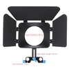 Matte Box Camshade für 15mm Schiene Rod folgen Fokus Rig Cage Film Kit Filmproduktion System für Nikon Canon DSLR-Kamera-Camcorder DV DVR Recorder
