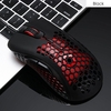 Maus mit USB-Ladeanschluss Design Ergonomisch 4 Farben Ändern der optisch beleuchteten Maus 6 Stufen Einstellbare Auflösung mit Scrollrad 6 Tasten Design für Laptop-Computer E-Sport tragbar