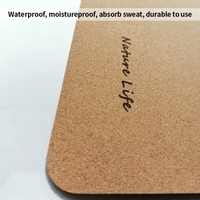 Mauspad Natural Cork Texture Schreibtischmatte Wasserdicht Staubdicht Großformatige Desktop-Laptop Mauspad für Home-Office-Spiel Krebs