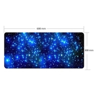 Mauspad Sternenhimmel Bild Verriegelungsrand Große Rutschfeste Gaming-Mauspad für PC Computer Laptop MackBook