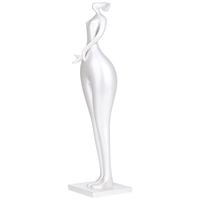 Mädchen statue figur dame figurine wohnaccessoire modernen stil kunst skulptur wohnkultur