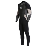 Männer 3mm zurück Reißverschluss Ganzkörper Neoprenanzug Schwimmen Surfen Tauchen Schnorcheln Anzug Overall