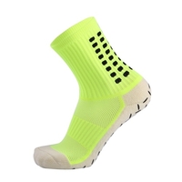 Männer Athletic Socks Anti-Rutsch-Silizium Feuchtigkeitstransportierende atmungsaktive gepunktete Kissensocken Radfahren Laufen Basketball Sportstrümpfe