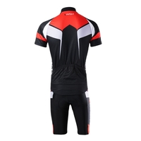 Männer atmungsaktiv schnell trocken komfortable Kurzarmtrikot + gepolsterte Shorts Radfahren Kleidung gesetzt Reiten Sportswear