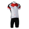 Männer atmungsaktiv schnell trocken komfortable Kurzarmtrikot + gepolsterte Shorts Radfahren Kleidung gesetzt Reiten Sportswear