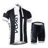 Männer atmungsaktiv schnell trocken komfortable Kurzarmtrikot + gepolsterte Shorts Radfahren Kleidung gesetzt Reiten Sportswear