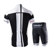 Männer atmungsaktiv schnell trocken komfortable Kurzarmtrikot + gepolsterte Shorts Radfahren Kleidung gesetzt Reiten Sportswear