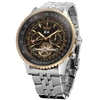 Männer Automatische mechanische Uhr Stahlband Mode Multifunktions-Armbanduhr Kalender Datum Anzeige Uhren