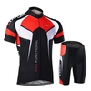 Männer Breathable Quick Dry komfortabel Kurzarm Jersey + Gepolsterte Shorts einen.Kreislauf.durchmachenClothing Set Reitsportkleidung