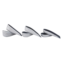 Männer Frauen Anstieg Höhe,  die hoch halbe Einlegesohlen Memory Foam Schuheinlagen Kissen-Pad 2.3cm/0.9in