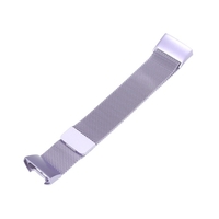 Männer Frauen Edelstahl Atmungsaktives Uhrenarmband Metall Sport Ersatz Zubehör Armband für Fitbit Charge 3 und Charge 3 SE
