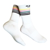 Männer Frauen Fahrrad Socken Spleißen Streifen drucken atmungsaktive rutschfeste dehnbare weiche Fahrradrennen Wandern Radstrümpfe