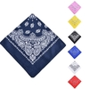 Männer Frauen Platz Schal Paisley Bandana Haar Band Halstuch Hip Hop Kopftuch Unisex Kopfbedeckungen