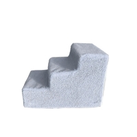 Pet Play Treppen Hunde und Katzen Kletterleitern Stufen Jumper Rutschfeste 3-stufige Hundeleiter aus Kunststoff Haustierrampe Treppe