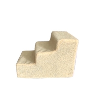 Pet Play Treppen Hunde und Katzen Kletterleitern Stufen Jumper Rutschfeste 3-stufige Hundeleiter aus Kunststoff Haustierrampe Treppe