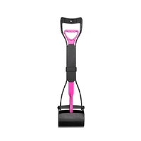 Pet Pooper Scooper Hundekatzen-Abfallaufbereiter mit langem Griff