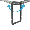 Pet Screen Door Magnetic Flap Screen Automatische abschließbare schwarze Tür für kleine Katze Kitten Puppy